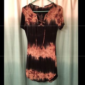 Tie dye dress bought from fashion nova